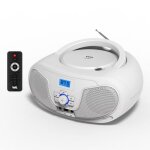Lecteur cd portable - we - radio fm - bluetooth - usb - haut - parleurs int�gr�s