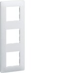 Plaque - we403 - essensya - blanc - polycarbonate - 3 postes - entraxe 71 mm