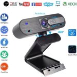 Webcam 1080p full hd live streaming avec deux microphone stro et obturateur privacy usb camra web ...