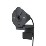Webcam - full hd 1080p - logitech - brio 300 - microphone intgr avec rduction de bruit - obstrurateur ...