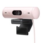Webcam - full hd 1080p - logitech - brio 500 - microphone int�gr� - rose