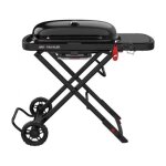 Barbecue gaz - weber - traveler stealth 9013053 - 3800 watts - chariot pliable - 2065 cm2 Barbecue gaz - weber - traveler stealth 9013053 - 3800 watts - chariot pliable - 2065 cm2