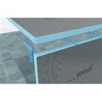 Wedi panneau de construction  carreler - 2500x600 mm p. 80 mm