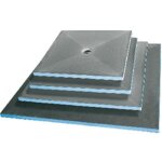 Wedi receveur fundo primo rectangulaire coulement excentr 1500x1500x40 mm rf. 07 - 37 - 36 175
