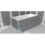 Wedi tablier de baignoire polystyrne extrud wedi bathboard - 20x600x2100 mm
