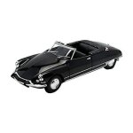 Miniature voiture - welly - 22506cbk - citro�n ds 19 cabriolet - �chelle 1 / 24 - 19x6x6 cm