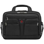 Serviette porte - documents wenger bc star 41cm - noir - compartiment pour ordinateur portable