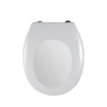 Abattant wc - wenko - bergamo - duroplast antibactérien - fixation réglable en acier inox - 35 x 444 ... Abattant wc - wenko - bergamo - duroplast antibactérien - fixation réglable en acier inox - 35 x 444 ...