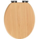 Abattant wc - wenko - buche natur - mdf - 355x425 cm - marron Abattant wc - wenko - buche natur - mdf - 355x425 cm - marron