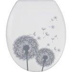 Abattant wc - wenko - astera - duroplast antibact�rien - 38x45 cm - multicolore
