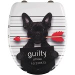 Abattant wc - wenko - guilty dog - duroplast antibactérien - multicolore - fixation inox Abattant wc - wenko - guilty dog - duroplast antibactérien - multicolore - fixation inox