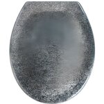 Abattant wc premium ottana granit - wenko - déclipsable - fixation en acier inox - duroplast Abattant wc premium ottana granit - wenko - déclipsable - fixation en acier inox - duroplast