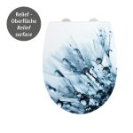 Wenko abattant wc original sereno abattant wc avec frein de chute clipsable fixation inox thermoplastique ...