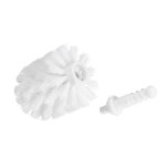 Wenko brosse wc de rechange blanche avec adaptateur