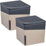 Wenko d�shumidificateur cube lot de 2 absorbeur humidit� & odeurs pour cube 1000g salle de bain chambre ...