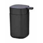 Wenko distributeur savon liquide design davos capacit de 350 ml plastique sans bpa 98x13x78 cm noir ...
