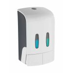 Wenko distributeur savon liquide mural tartas distributeur gel hydroalcoolique mural sans per�age 2x480�ml ...