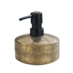 Wenko distributeur savon liquide rivara capacit 400 ml cramique  relief peint  la main  105 x 12 ...