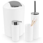 Wenko ensemble accessoires salle de bain calvo distributeur de savon liquide porte brosse à dents brosse ... Wenko ensemble accessoires salle de bain calvo distributeur de savon liquide porte brosse à dents brosse ...