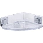 Wenko etagre dangle douche quadro tagre angle salle de bain fixation sans perage vacuum - loc acier ...