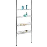 Etag�re t�lescopique - wenko - ellera - acier - brillant - 71x20x65 - 285 cm