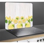 Wenko fond de hotte crédence cuisine citrons verre trempé 56x50 cm multicolore Wenko fond de hotte crédence cuisine citrons verre trempé 56x50 cm multicolore