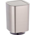 Wenko petite poubelle salle de bain aurion poubelle � couvercle basculant capacit� 5. 5l plastique 172x255x172 ...