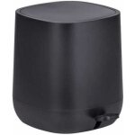 Wenko petite poubelle salle bain 5l davos poubelle � p�dale design cuisine wc fermeture silencieuse plastique ...