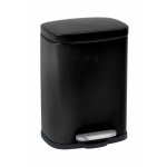Wenko poubelle  pdale design leno avec frein de chute easy close petite poubelle salle de bain capacit ...