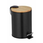 Wenko poubelle � p�dale tortona avec frein de chute easy - close mini poubelle salle de bain 3l acier ...