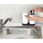Wenko station de lavage easy - squeeze distributeur liquide vaisselle et distributeur savon liquide 250 ...