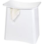 Tabouret panier  linge - wenko - wing - plastique abs - 33l - charge 120kg