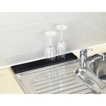 Wenko tapis �gouttoir slim tapis bar tapis egouttoir vaisselle � poser derri�re l�vier pour biberon - ...