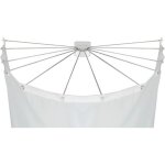 Wenko tringle rideau de douche parapluie rideau de douche angle mural 12 bras acier inox 96x105x72 cm ...