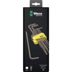 Wera 950 / 13 hex - plus imperial 1 6 pans int�rieurs jeu de cl�s m�les coud�es 3 / 8 pouces 5 / 16 pouces ...