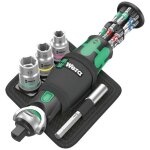 Wera zyklop pocket 2 tournevis porte - embouts 1 / 4 3 / 8 Wera zyklop pocket 2 tournevis porte - embouts 1 / 4 3 / 8