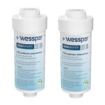 Wessper 2x filtres anti - calcaire pour machine à laver lave - vaisselle filtre à eau Wessper 2x filtres anti - calcaire pour machine à laver lave - vaisselle filtre à eau