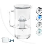 Wessper carafe filtrante en verre + 3 cartouche carafe deau capacité de 3 l filtres eau compatible avec ... Wessper carafe filtrante en verre + 3 cartouche carafe deau capacité de 3 l filtres eau compatible avec ...