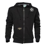 Sweat à capuche zippé classic panel pour homme - west coast choppers - noir - xxxx - large Sweat à capuche zippé classic panel pour homme - west coast choppers - noir - xxxx - large