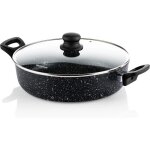 Westinghouse black marble pole  braiser 28 cm avec couvercle compatible induction et tous types de ...