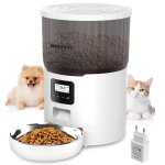 �whd� distributeur auto nourriture chat / chien 4l - 6 repas / jour programmablesdouble alim. secteur ...