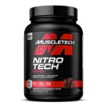 Whey isolate muscletech - nitro - tech ripped - chocolate fudge brownie 1810g