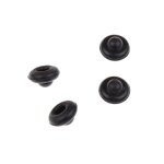 Caoutchouc support grille - whirlpool - c00382262 - 4 pi�ces - noir