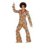 D�guisement - widmann - costume ann�es 70 bulles multicolores - blanc - polyester - xxl