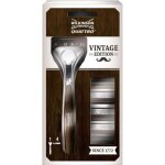 Wilkinson rasoir quattro wood origine + 4 lames