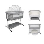 Willonin� 2 en 1 berceau de b�b� extensible : lit de cododo et lit de jeux hauteur r�glable 74 - 90cm ...