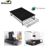 Willonin� 2 en 1 distributeur capsules de caf� support pour machine � caf� organisateur de tiroir de ...