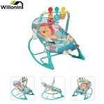 Willonin� balancelle �lectrique avec jouet transat avec ceinture de s�curit� chaise � bascule pour b�b� ...