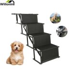 Willonin� escalier � 4 marches pliable de chiens pont rampe dans voitures charge jusqu� 75 kg hauteur ...