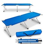 Willonin� lit de camp pliable pour voyage ext�rieur lit portable de jardin en tissu oxford avec sac de ...